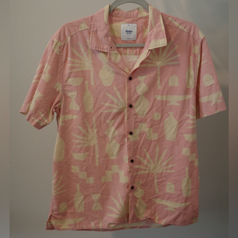 KATIN -Men's Pink Shirt SM